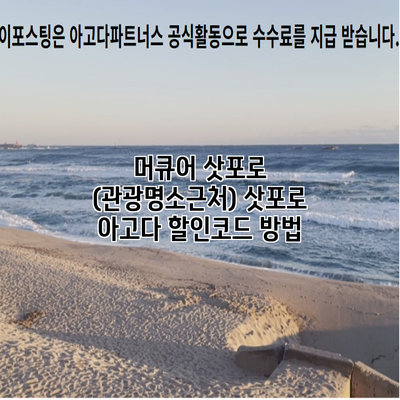 머큐어 삿포로 (관광명소근처) 삿포로 아고다 할인코드 방법