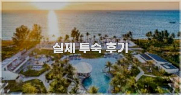 💬 실제 투숙 후기