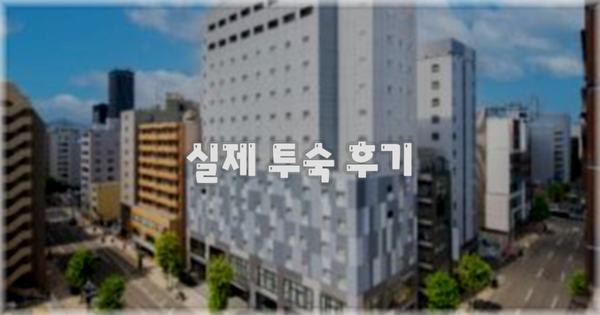 💬 실제 투숙 후기