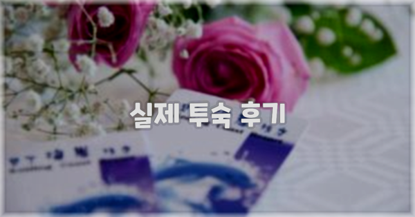 💬 실제 투숙 후기