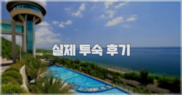 💬 실제 투숙 후기
